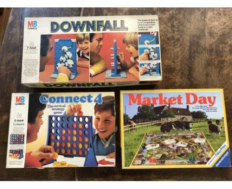 Vintage Market Day Board Game 1984 By Ravensburger animal theme children's game (contents not checked), Downfall (complete) a