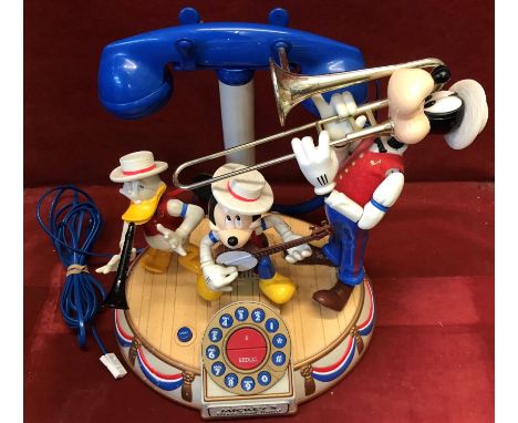 Disney Novelty Mickey Dixieland Animated Telephone. The phone is made by Mybelle Dixie and model No. 805 the phone has been u