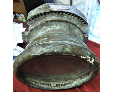 Vintage 1900-1910 Pre-WWI vintage Acetylene Head lamp made by Phare Willoco-Bottin 276 (Bruxelles). 20cm diameter and missing