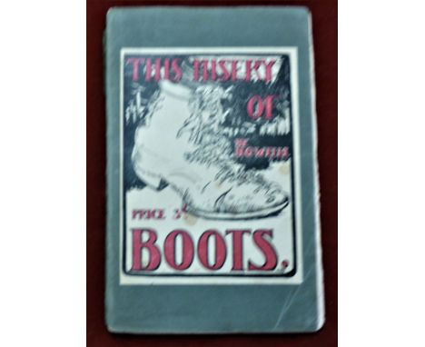 This Misery of Boots&nbsp;First edition, spine loose 1907