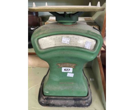 A set of vintage 'Pooley' post office style scales