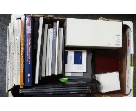 Wristwatch related books and Journals, Baume and Mercier Watch box Ulysse Nardin Watch box, etc