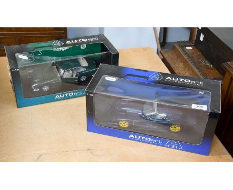 Autoart 1:18 Scale Models - Aston Martin DB5 and Paanoz Esperante GTR1 (all E boxes G) (2)