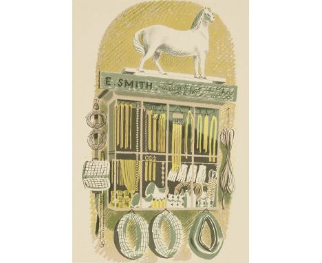 Eric Ravilious (1903-1942)'SADLER AND HARNESS MAKER'Lithograph, from the 'High Street', circa 1938image 21 x 14.5cm, unframed