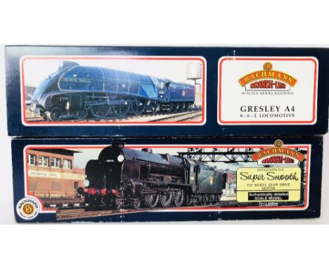 Bachmann OO gauge pair of steam locomotives to include Sir Nigel Gresley mint and boxed