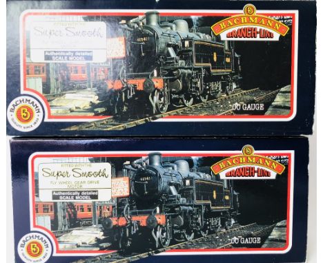 Bachmann OO gauge pair of Ivatt Tank steam locomotives both mint and boxed