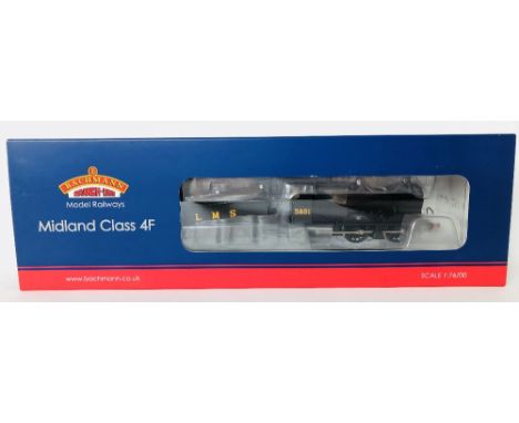 Bachmann OO gauge 31-880 Class 4F 0-6-0 LMS 3851 black steam lcomotive mint and boxed