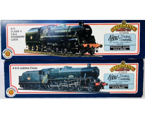 Bachmann OO gauge pair of BR Black and Green steam locomotives both boxed