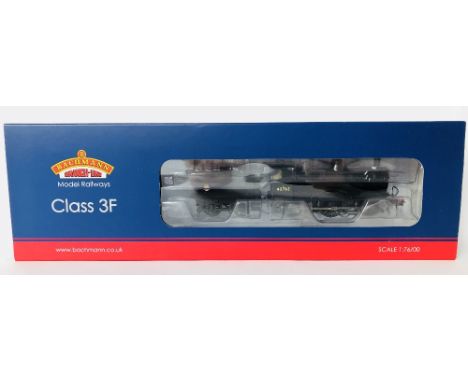 Bachmann OO gauge 31-626 Class 3F BR Early Black 43762 steam locomotive mint and boxed