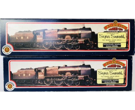 Bachmann OO gauge pair of Royal Scot steam locomotives both mint and boxed