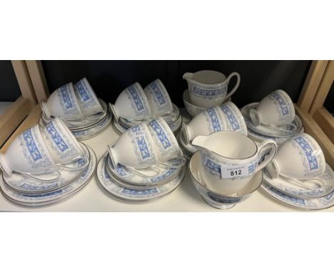 Shelley 'Columbia' 14258 pattern tea set [40 pieces 