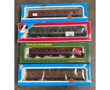 4 Boxed assorted carriages includes airfix &amp; lima 
