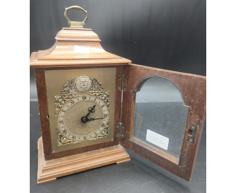 Mahogany cased bracket clock by Tempus Fugit 