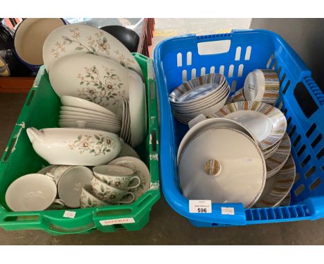 Mid winter retro dinner ware along with sone china tea service 