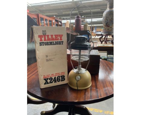 A Vintage Tilley Storm lamp with box 