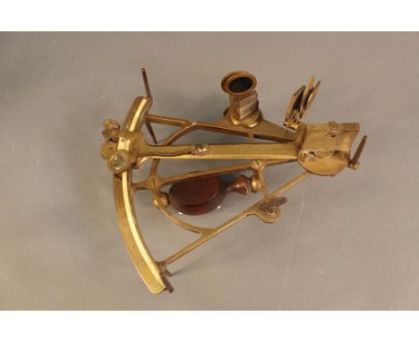 Early Brass Octant by Ludolph Early brass octant by Ludolph of Bremerhaven with  serial number 217 engraved on the arm. Very 