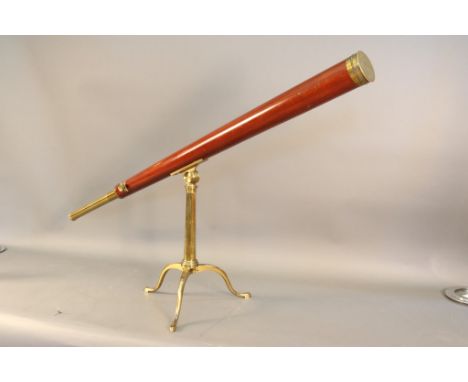 Dudley Adams Library Telescope Mahogany and brass library telescope by Dudley  Adams, British circa 1760-1826. Unsigned, with