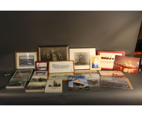 Andrea Doria Photo & 27 Piece Lot of Liner Photos An aerial photo of the maiden voyage of the Andrea  Doria, small print of t