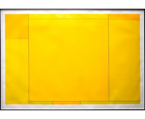 LUDWIG SANDER, Untitled, signed and numbered screenprint from an edition of 100, 104cm x 154cm, framed and glazed.