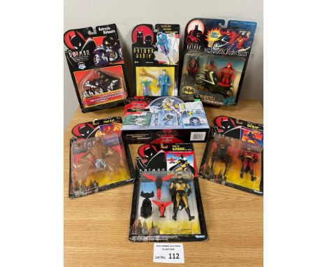 Vintage Toys: Kenner/Hasbro Batman: The Animated Series assortment of figures, including Mr Freeze Micro Observatory, Knight 