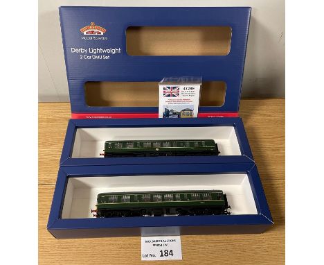 Trains: Bachmann Derby lightweight 2 car DMU set; 32-515a; boxed in super condition.