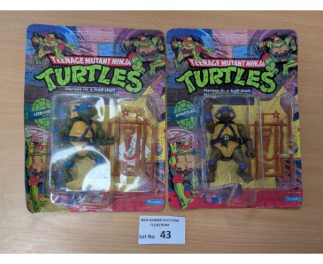 Vintage Toys: Teenage Mutant Ninja Turtles TMNT original Playmates (Canadian editions) 1988/1989 boxed figures, including Leo