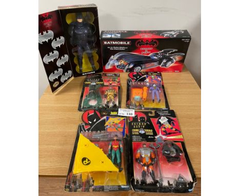 Vintage Toys: Kenner Batman: The Animated Series assortment of figures, including Batman and Robin Collector's Series; (6).
