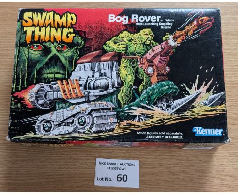 Vintage Toys: Kenner Swamp Thing boxed Bog Rover; Canadian issue; box has some damage. 