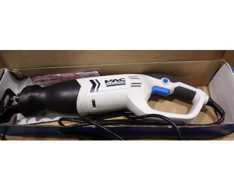 MacAllister MSRS850 reciprocating saw. Not available for in-house P&P, contact Paul O'Hea at Mailboxes on 01925 659133Conditi