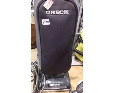Oreck upright vacuum cleaner. Not available for in-house P&P, contact Paul O'Hea at Mailboxes on 01925 659133Condition Report