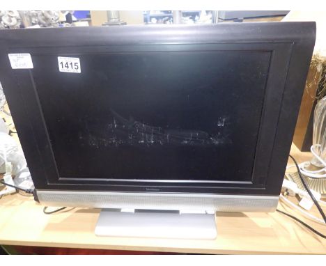 Goodmans 19 inch LCD TV, lacking remote. Not available for in-house P&P, contact Paul O'Hea at Mailboxes on 01925 659133Condi