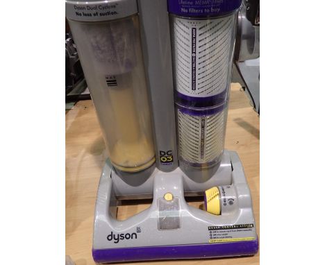 Dyson upright vacuum cleaner. Not available for in-house P&P, contact Paul O'Hea at Mailboxes on 01925 659133Condition Report