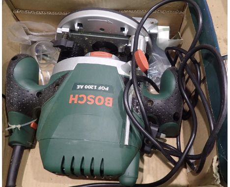 Bosch POF 1200 AE router. Not available for in-house P&P, contact Paul O'Hea at Mailboxes on 01925 659133Condition Report: Al