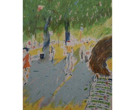 NICK ANDREW, Promenade, print, signed, titled and numbered 96/200 to margin, framed and glazed.  42 x 55 cm.