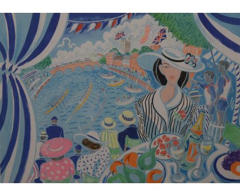 NICHOLAS HELY HUTCHINSON (born 1955) British (AR), Henley Regatta, print, signed in pencil and numbered 252/500 in pencil to 