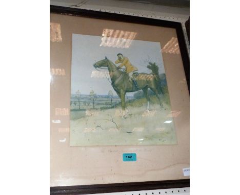 A hunting print after Cecil Aldin, 'The Sweetest Music In All The World'. 15'' x 12''