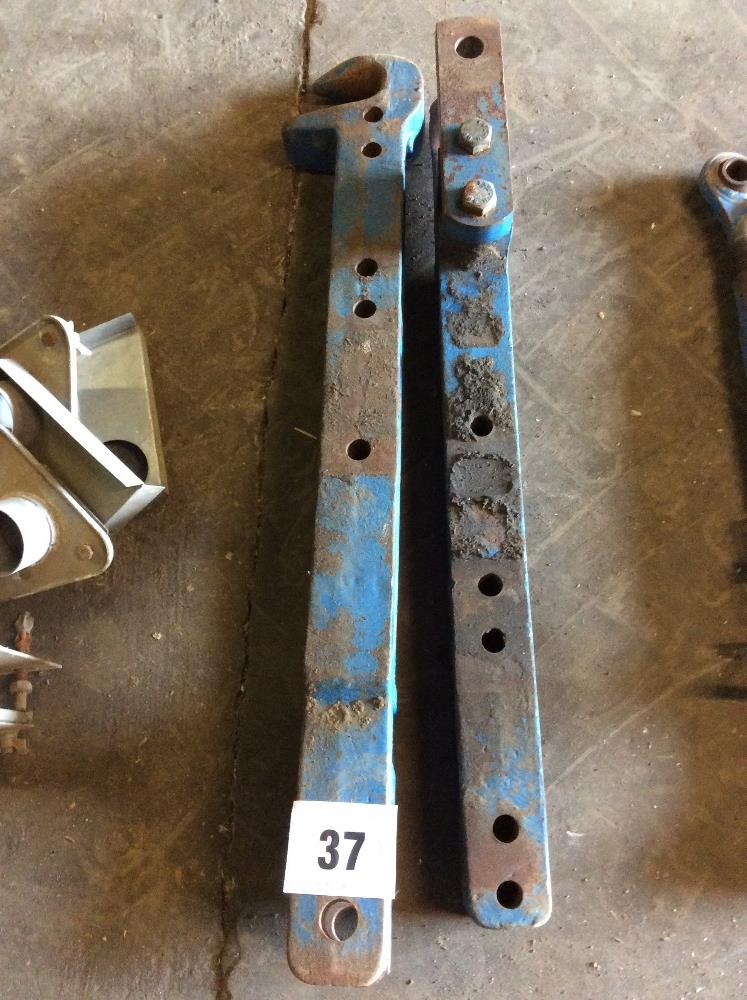Two drawbars for Ford tractor.