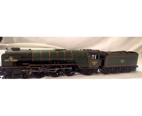 Bachmann Great Central 60156, BR Greem, Late Crest, rename/number, DCC fitted no. 56, in very good condition, boxed. P&amp;P 