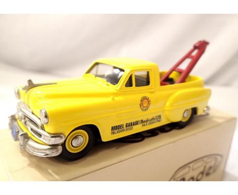 Brooklin Models 1/43 scale diecast 1953 Pontiac pick-up model garage (Redtruth) ltd, in very near mint condition, boxed. P&am