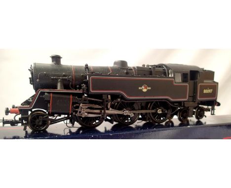 Bachmann Standard Class 4MT, 80097, BR Black, Late Crest, in very good to excellent condition. P&amp;P Group 1 (£14+VAT for t