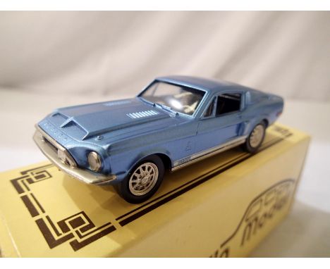 Brooklin models 1/43 scale diecast 1968 Shelby Mustang GT 500, in very near mint condition, boxed. P&amp;P Group 1 (£14+VAT f