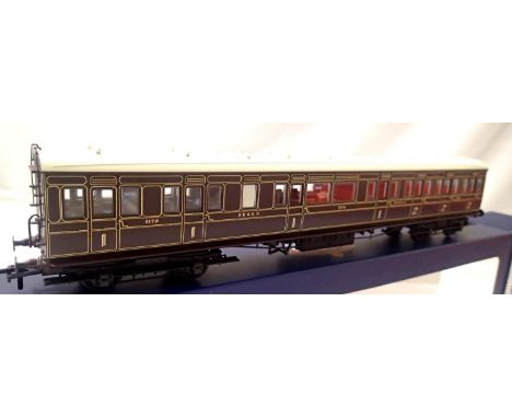 Bachmann 39-610 Birdcage Stock composite Lavatory coach, SE &amp; CR Dark Lake, in very near mint condition, boxed. P&amp;P G