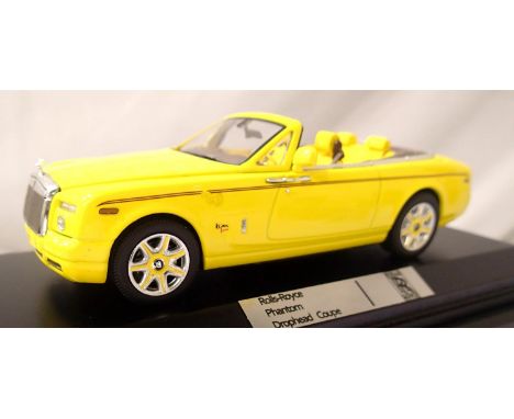 IXO Models 1/43 scale Rolls Royce Phantom Drophead coupe, Bijan Pakzad, in very near mint condition, boxed. P&amp;P Group 1 (