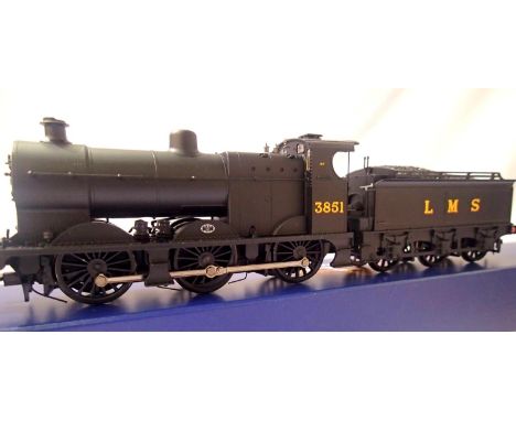 Bachmann 31-880 Class 4F, LMS Black, 3851 in very near mint condition, boxed. P&amp;P Group 1 (£14+VAT for the first lot and 