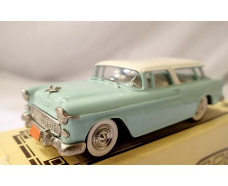 Brooklin models 1/43 scale diecast 1955 Chevrolet Nomad in very near mint condition, boxed. P&amp;P Group 1 (£14+VAT for the 