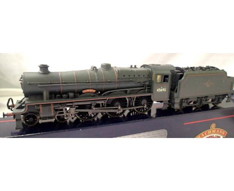 Bachmann Jubilee rename/number, 45693, Agamemnon, Green, Late Crest, weathered, DCC fitted no. 03, part boxed. P&amp;P Group 