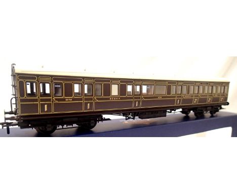 Bachmann 39-610 Birdcage Stock composite Lavatory coach, SE &amp; CR Dark Lake, in very near mint condition, boxed. P&amp;P G
