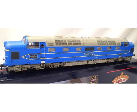 Bachmann 32-520 Deltic, Blue National Railway Museum exclusives, in very near mint condition, boxed. P&amp;P Group 1 (£14+VAT