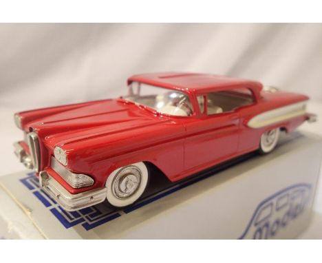 Brooklin models 1/43 scale diecast 1958 Edsel Citation Collectors Club third members model in very near mint condition, boxed