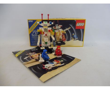 A boxed Lego Space Sonic Robot Light &amp; Sound, no. 6750, not checked.